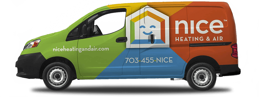 Nice Heating & Air work van